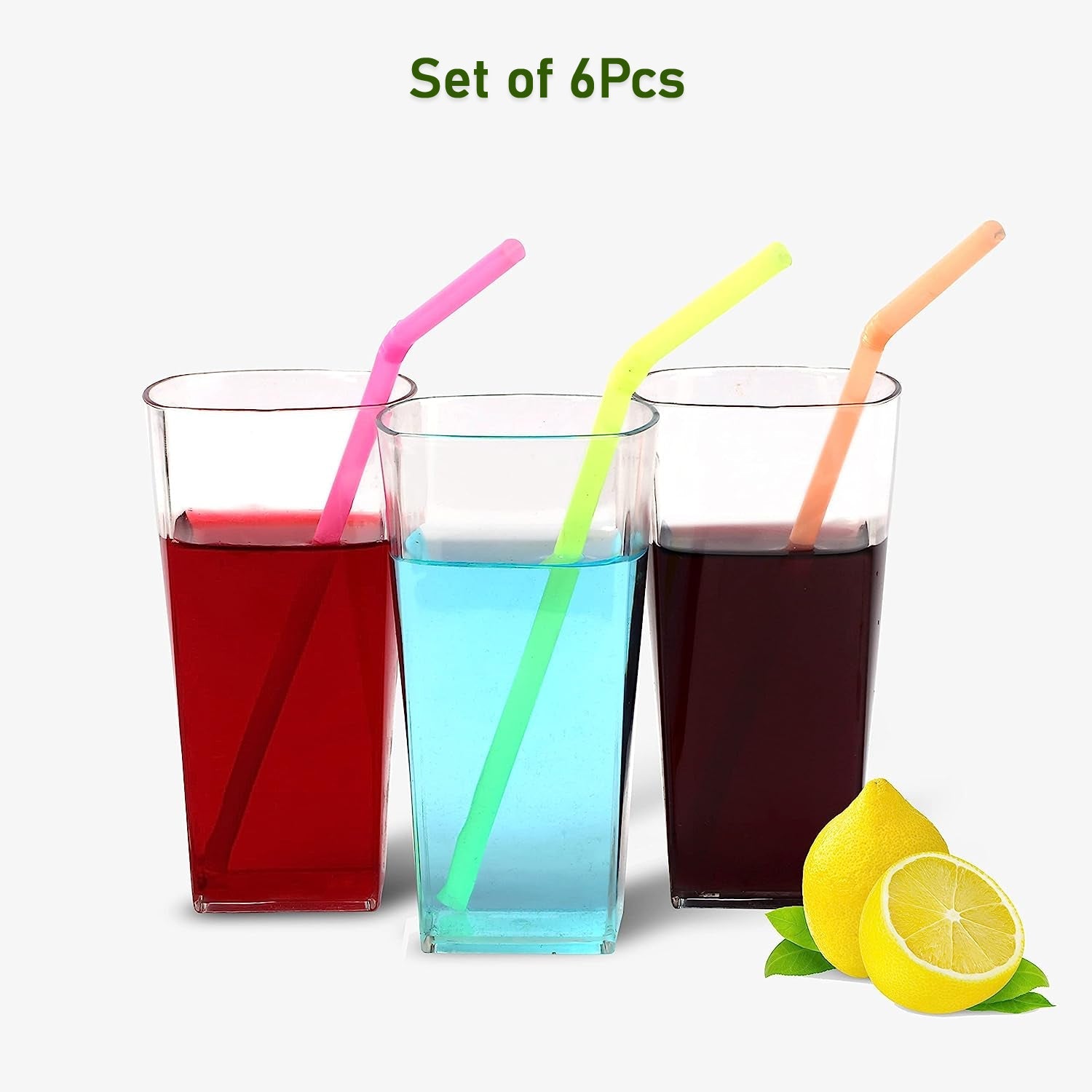 4973 Unbreakable Stylish Transparent Square Design Water/Juice/Beer/Wine Tumbler Plastic Glass Set ( 300 ML, Pack of 6) DeoDap 4973 Unbreakable Stylish Transparent Square Design Water/Juice/Beer/Wine Tumbler Plastic Glass Set ( 300 ML, Pack of 6) DeoDap